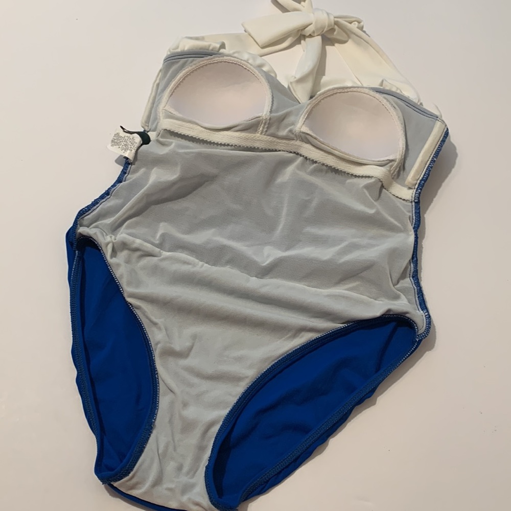 Ralph Lauren Bel-Air Tummy Control Halter Style One Piece Swimsuit • Size 6 - Picture 7 of 10